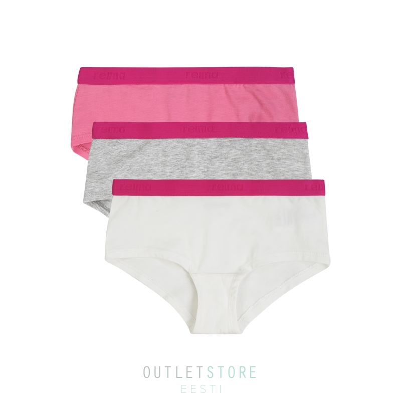 Reima Hipster briefs 3-pack TRIGA Bubblegum pink @ OutletStoreEesti,  outletstore, reima outlet, Reima outlet eesti