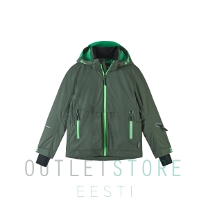 Reimatec winter jacket Tirro Thyme green, size 140