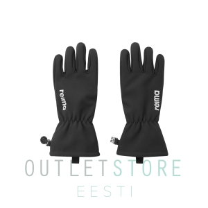 Reima softshell gloves TEHDEN Black