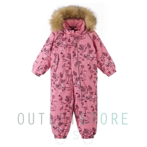 Reimatec winter overall LAPPI Sunset pink