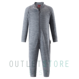 Reima wool all in one overall PARVIN Melange grey