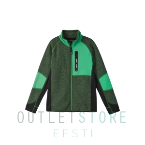 REIMA knitted fleece jacket Liukuen Thyme Green