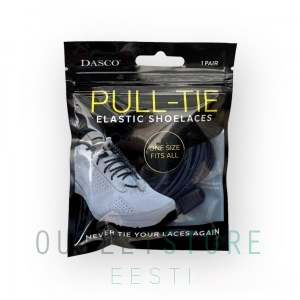 DASCO Elastic shoelaces PULL-TIE Navy