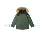 Reimatec®+ down jacket SERKKU Thyme green, size 128