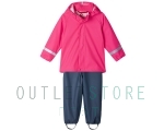 Reima toddlers rain outfit Tihku Candy pink