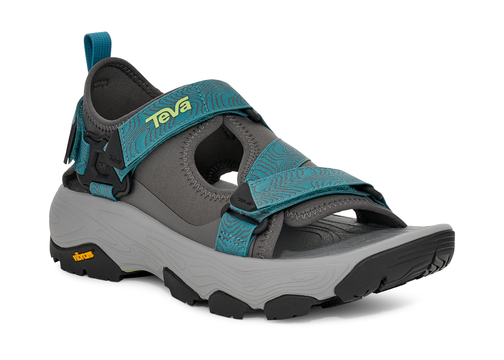 Teva M Grandview Max Sandal Dark Gull/Larkspur, Size 42