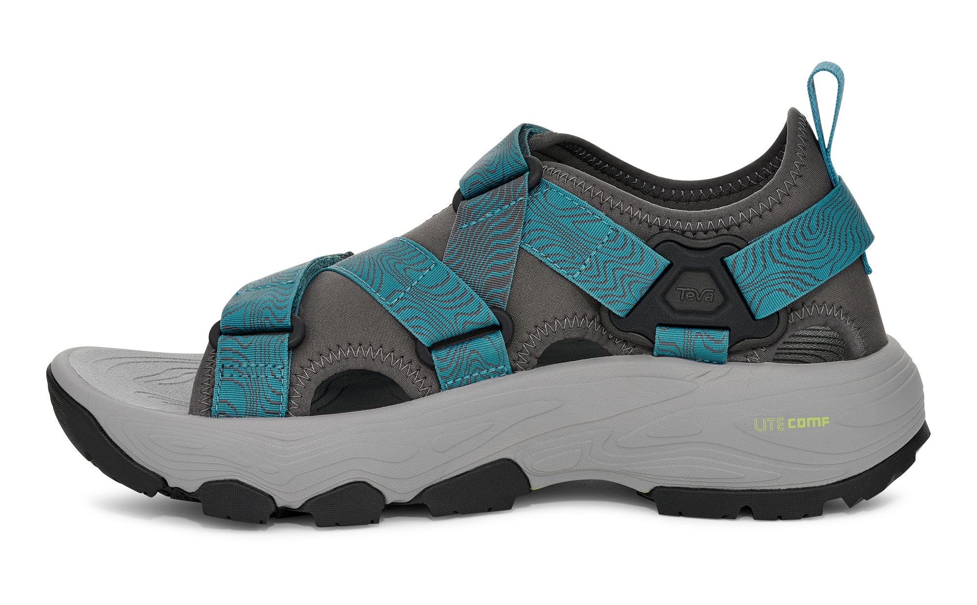Teva M Grandview Max Sandal Dark Gull/Larkspur, Size 42