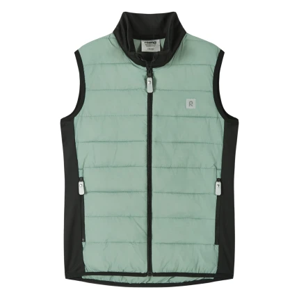 Reima Hybrid vest Tikkeri Stone Green, size 128